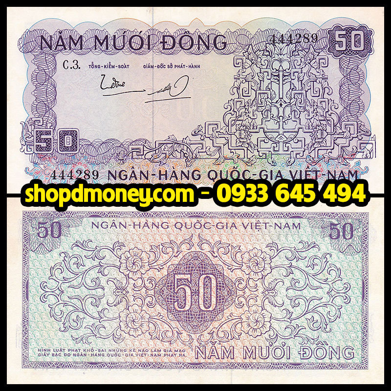 50 đồng vnch 1966