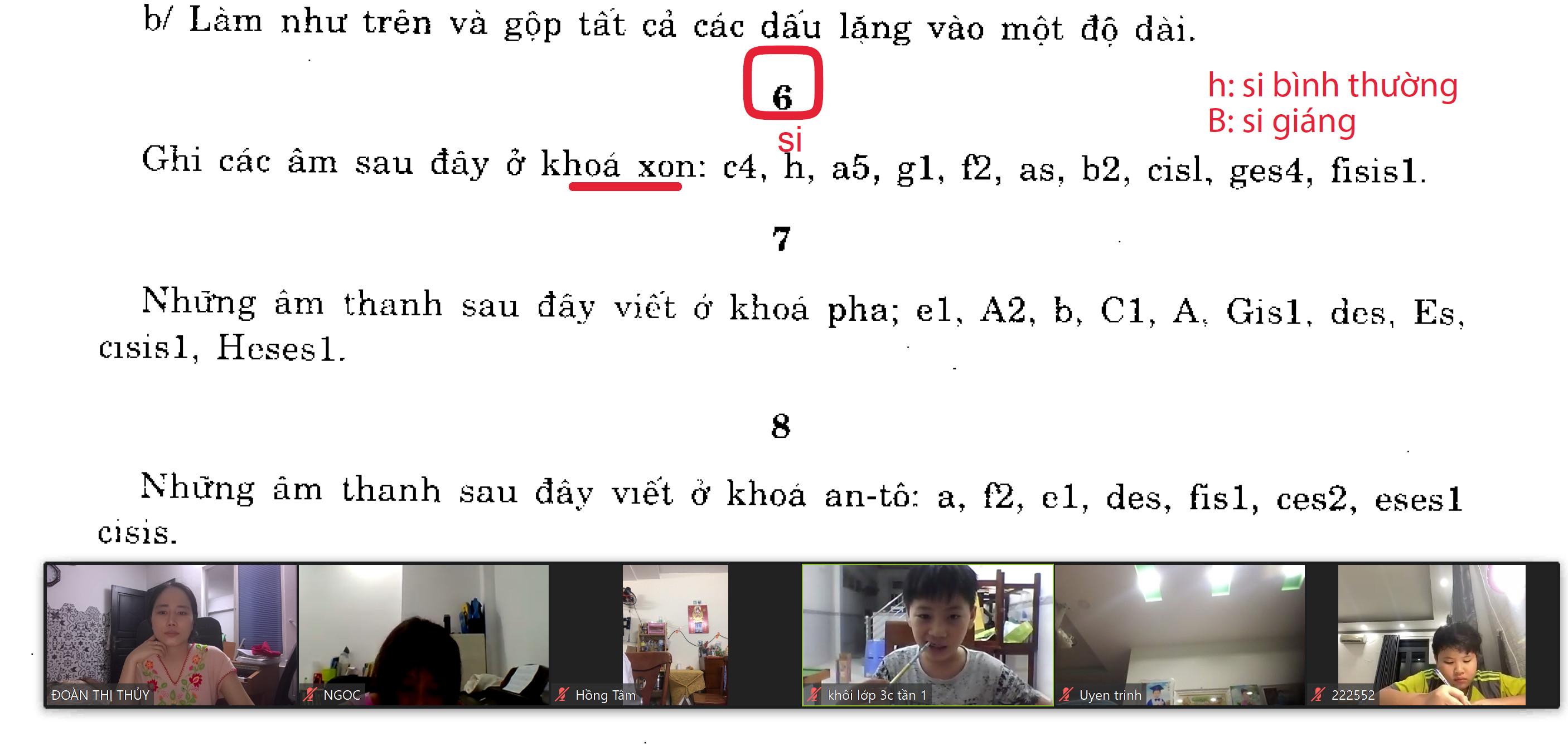 CHƯƠNG TRÌNH HỌC XƯỚNG ÂM CẤP I