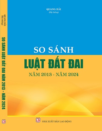 Sách So Sánh Luật Đất Đai Năm 2013 - Năm 2024