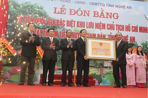 Di tích lịch sử Khu lưu niệm Chủ tịch Hồ Chí Minh tại Kim Liên- Nam Đàn