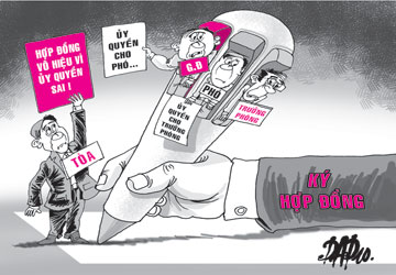 Bàn về giá trị pháp lý của văn bản do người đại diện theo ủy quyền ký tên và đóng dấu chi nhanh