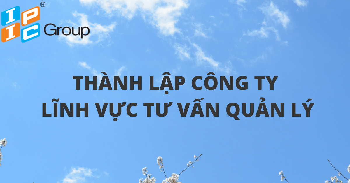 Tư vấn thành lập công ty có vốn nước ngoài tại hoạt động lĩnh vực tư vấn quản lý