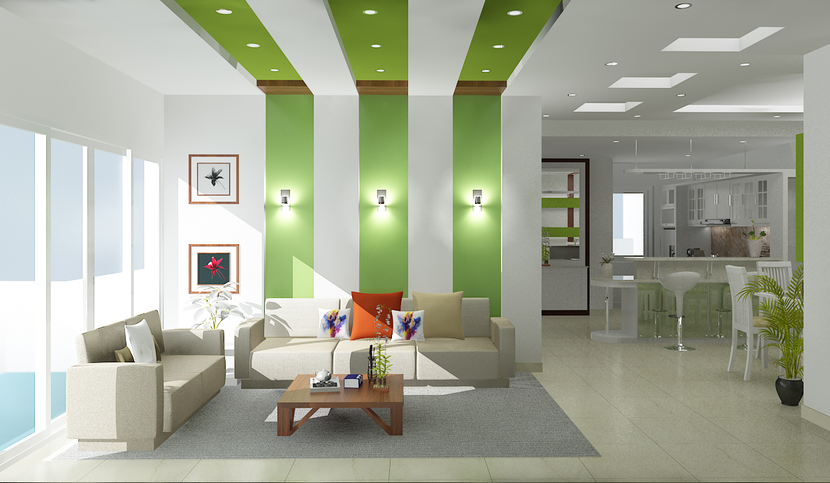 Đèn LED âm trần cho phòng khách