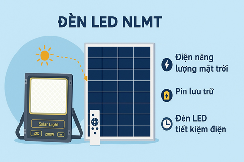 đèn NLMT Rạng Đông sáng được bao nhiêu giờ?