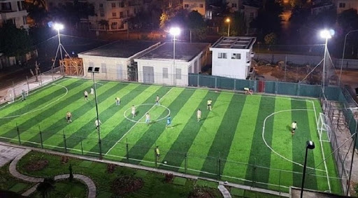 Đèn Pha LED Module Chiếu Sáng Sân Bóng Đá Mini 5 Người Cỏ Nhân Tạo