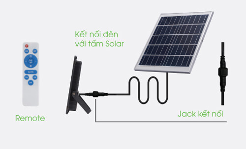 Hướng dẫn cách lắp đặt đèn pha NLMT 200W Rạng Đông