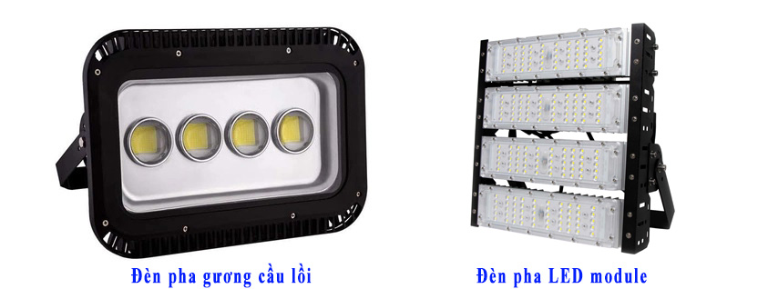 So sánh hiệu quả đèn LED Module và đèn pha truyền thống