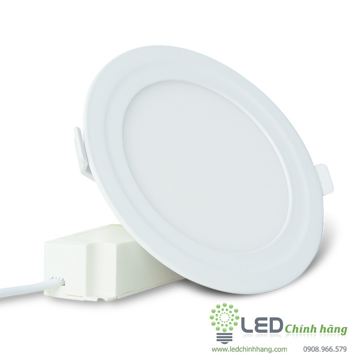 Đèn LED Panel Âm Trần Tròn 6W Đổi Màu Rạng Đông D PT05L DM 90/6W
