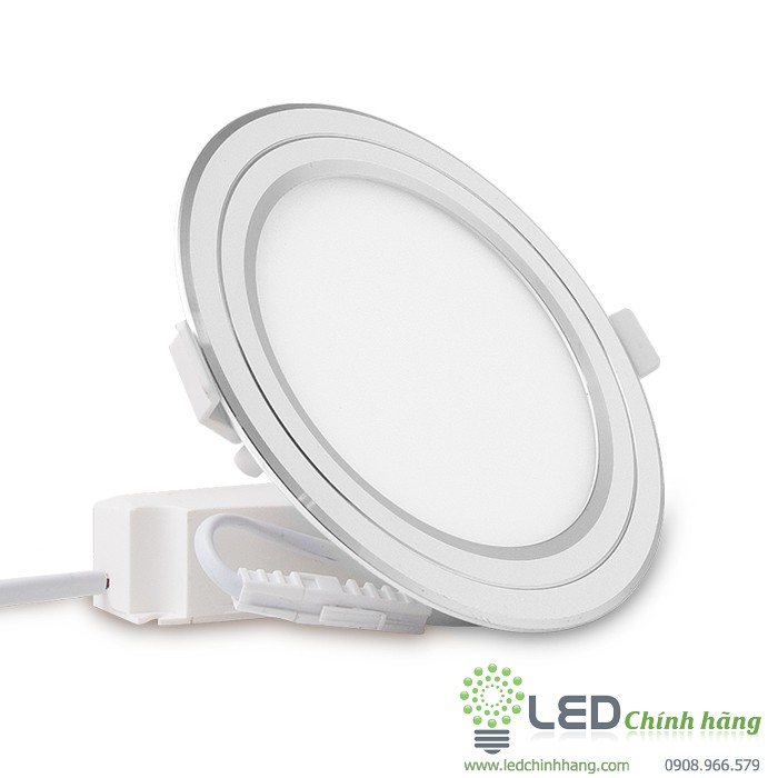 Đèn LED Panel Âm Trần Tròn 6W Đổi Màu Rạng Đông D PT05L DM 90/6W