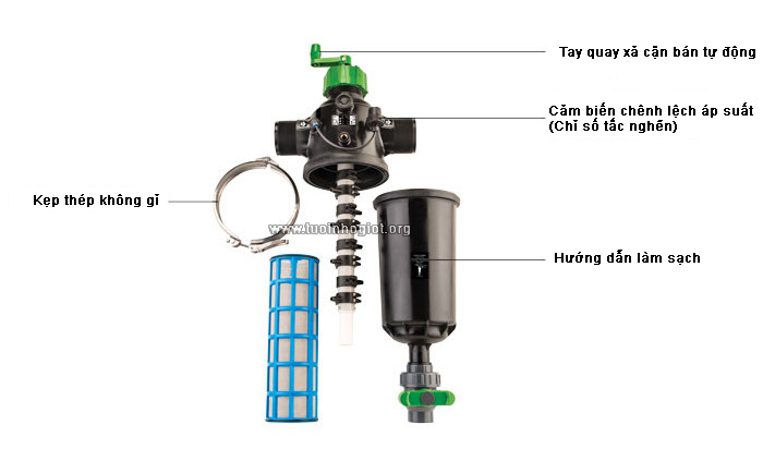 Lọc màng bán tự động F6400 Israel