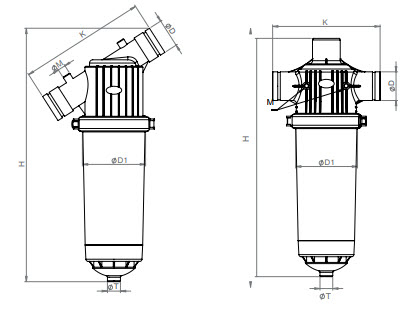 lọc đĩa super plastic 3'' 90mm