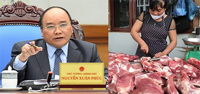 thịt lợn giảm giá trong mùa dịch