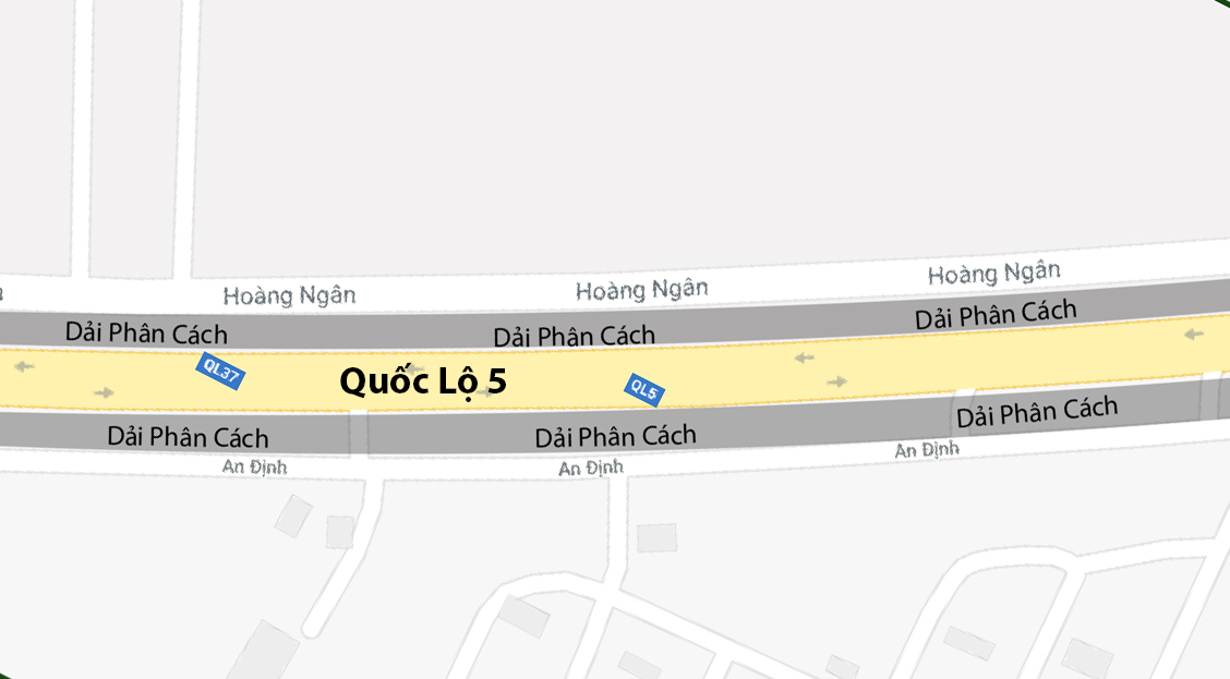 tuyến thương hiệu an định hoàng ngân - quốc lộ 5