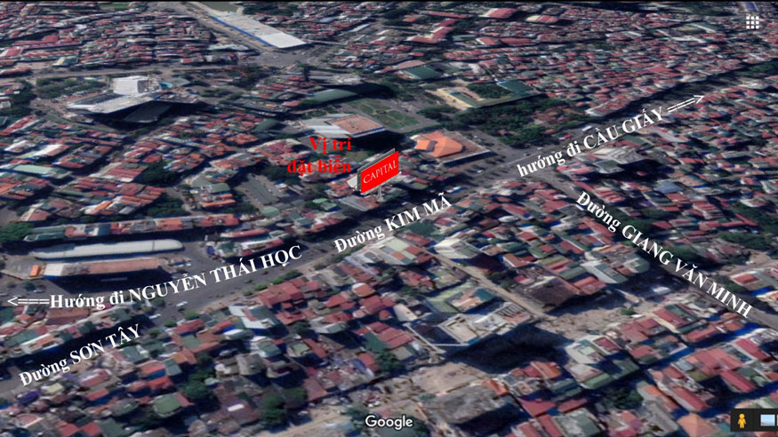 Sơ đồ vị trí đặt biển