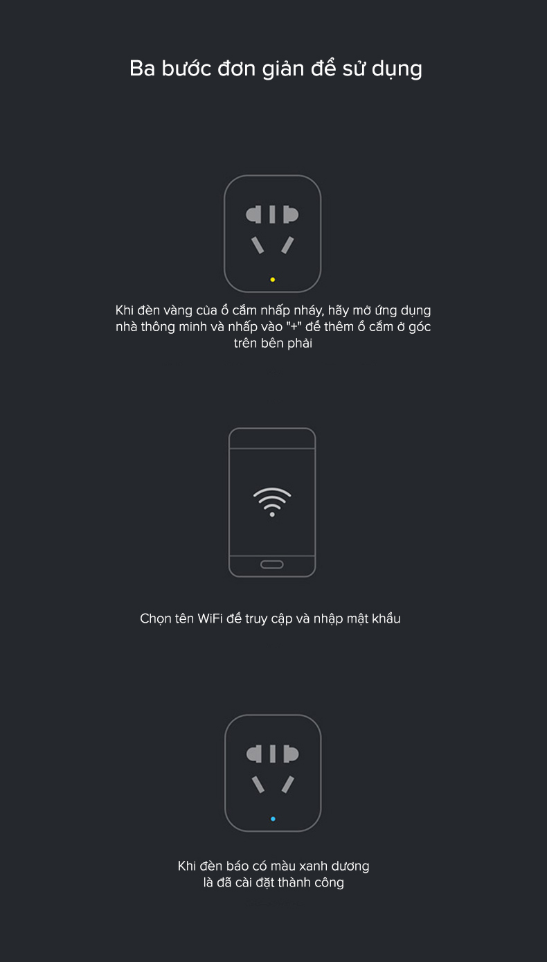 Ổ cắm điện thông minh Xiaomi cơ bản