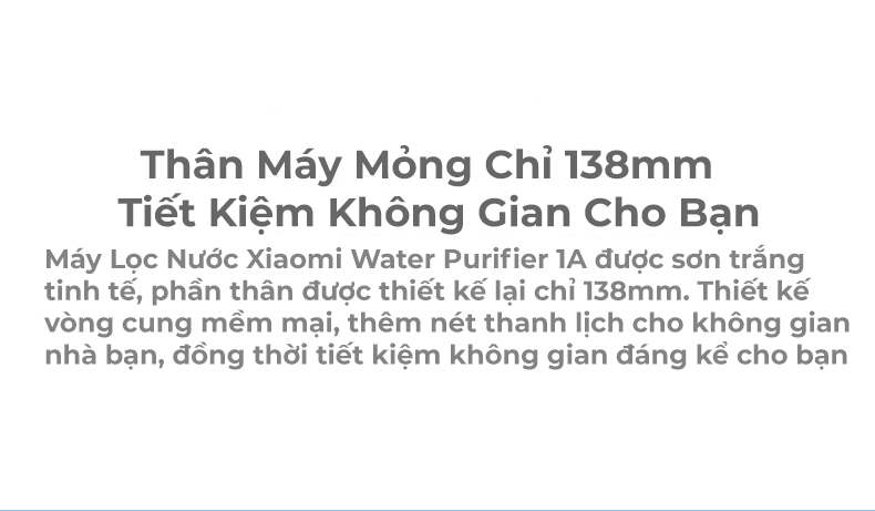 Máy Lọc Nước Xiaomi Water Purifier 1A