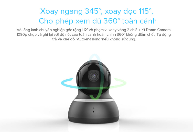 Camera Xiaomi YI Dome 1080p Quốc Tế