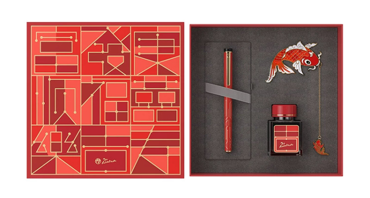 Bộ quà tặng cao cấp bút Picasso Cá Chép Vượt Vũ Môn