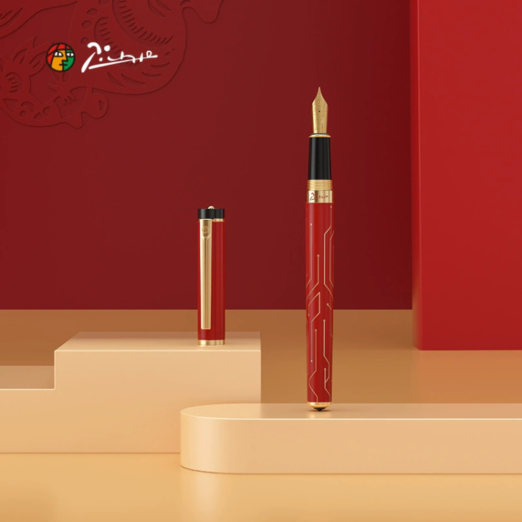 Chi tiết bộ quà tặng cao cấp bút Picasso Cá Chép Vượt Vũ Môn