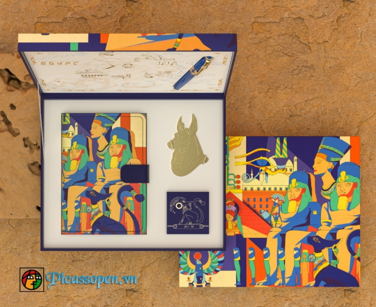 Bộ quà tặng cao cấp bút Picasso Văn Hóa Ai Cập-3