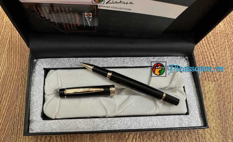 Bút dạ bi cao cấp Picasso 705 màu cài vàng