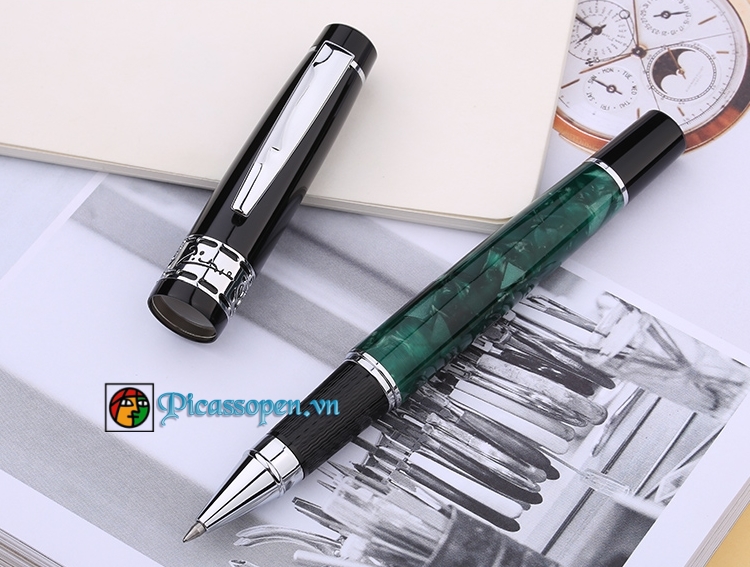 Bút dạ bi Picasso 915 màu xanh