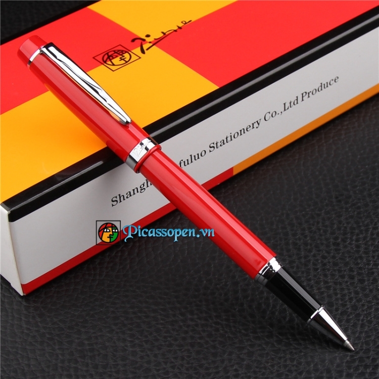 Bút dạ bi Picasso 705 thân bút màu đỏ