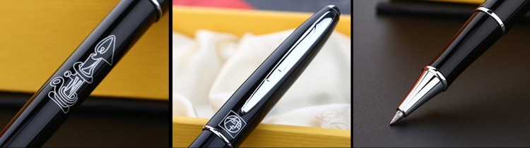 Chi tiết thiết kế bút dạ bi Picasso 606 màu đen
