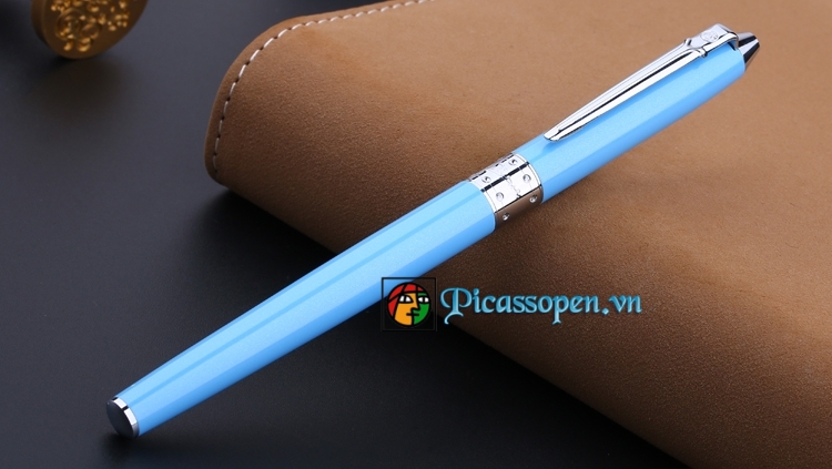 Bút dạ bi cao cấp Picasso 605 màu xanh