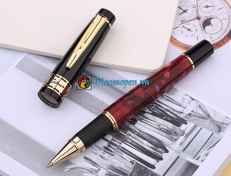 Bút dạ bi cao cấp Picasso 915 màu đỏ