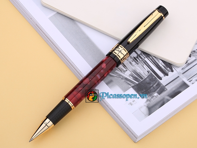 Bút dạ bi Picasso 915 màu đỏ