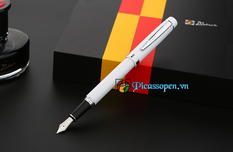 Bút máy cao cấp Picasso 705 màu trắng