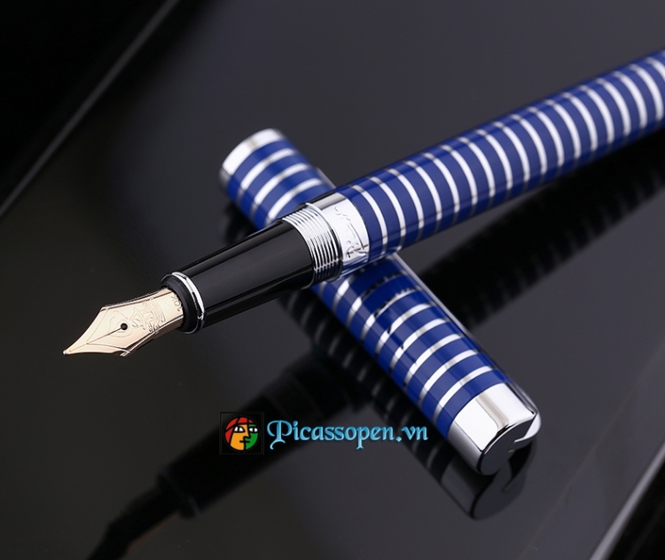 Bút máy cao cấp Picasso PS-82 màu xanh