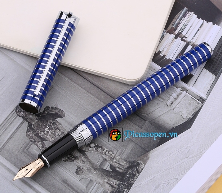 Bút máy cao cấp Picasso PS-82 màu xanh