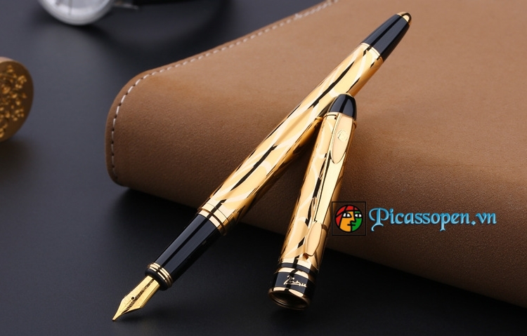 Bút máy cao cấp Picasso 901 màu vàng