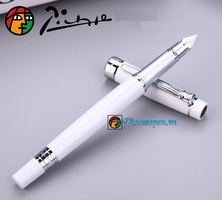 Bút máy Picasso 917 màu trắng