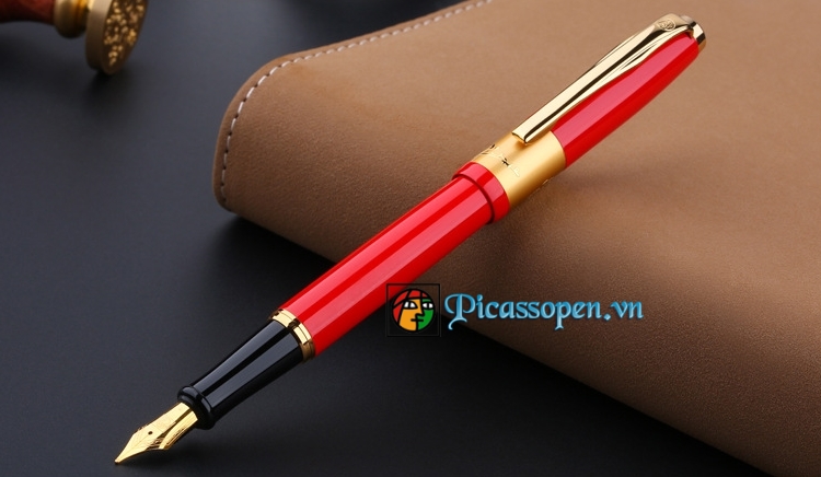 Bút máy cao cấp Picasso 923 màu đỏ