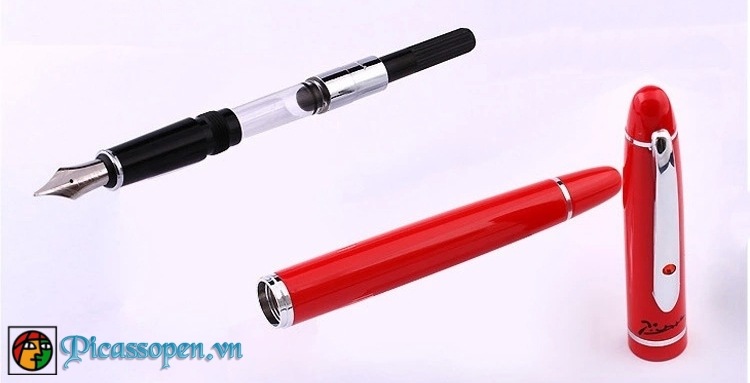 Chi tiết thiết kế bút máy Picasso 608