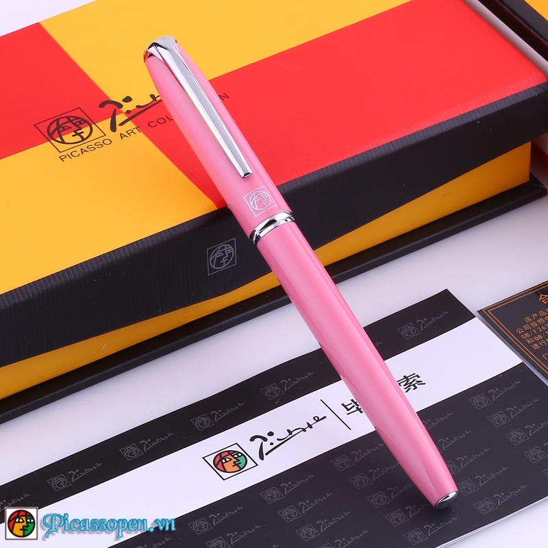 Bút dạ bi Picasso 916 màu hồng