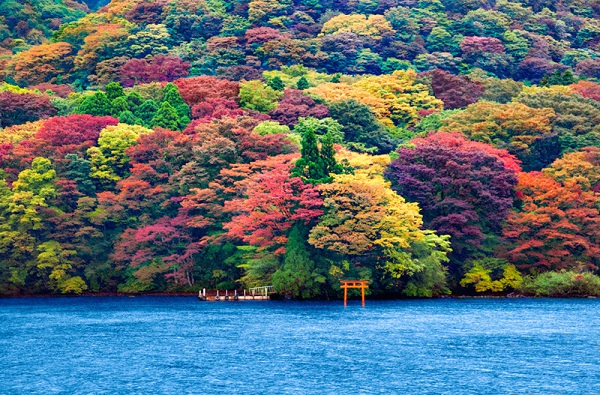 hồ Ashi (còn có tên là hồ Hakone), nhật bản