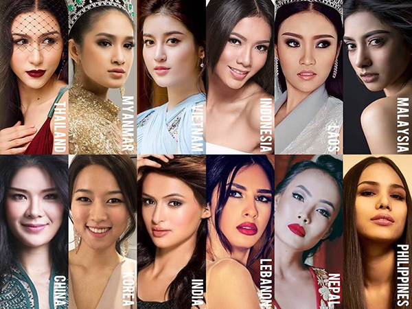 Điểm danh những người đẹp tham gia vào Miss Grand International 2017