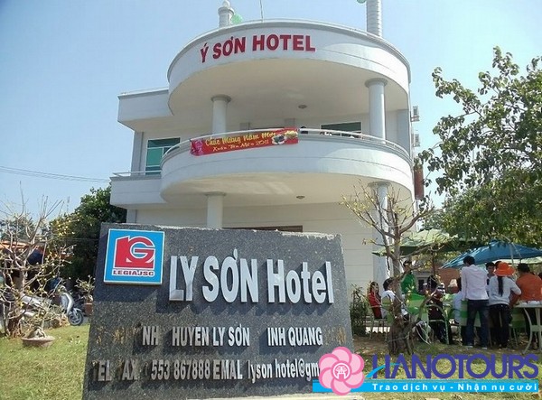 Không gian đẹp tại khách sạn Lý Sơn