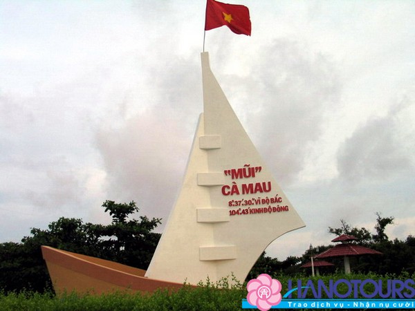 địa điểm du lịch Cà Mau Mũi Cà Mau