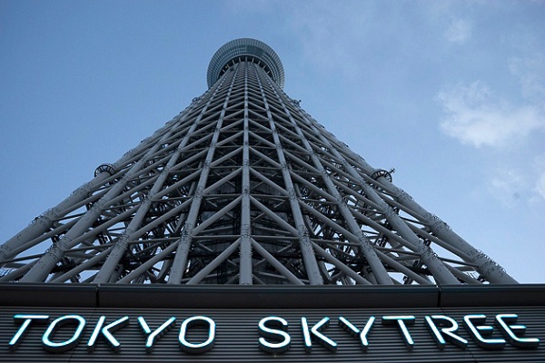 Ngắm tháp truyền hình Skytree, Nhật Bản