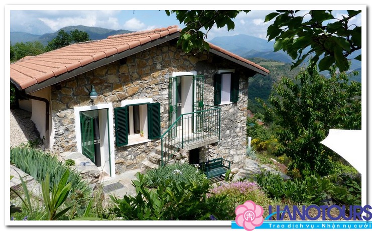 nhà nghỉ vườn tranh ở Dolceacqua tại Ý