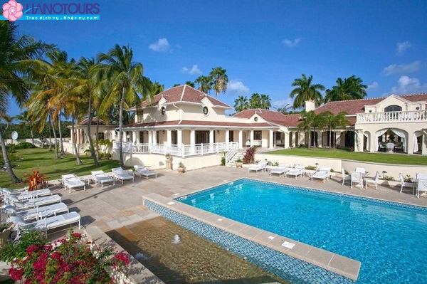 resort bên bờ Caribe
