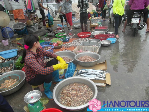 Chợ hải sản Cô Tô