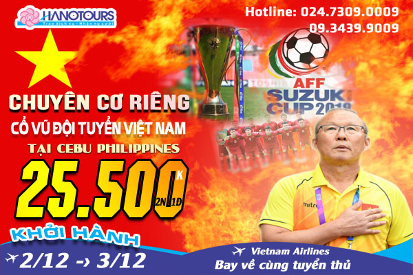 Tour Philipines đi xem bóng đá AFF Cup 2018