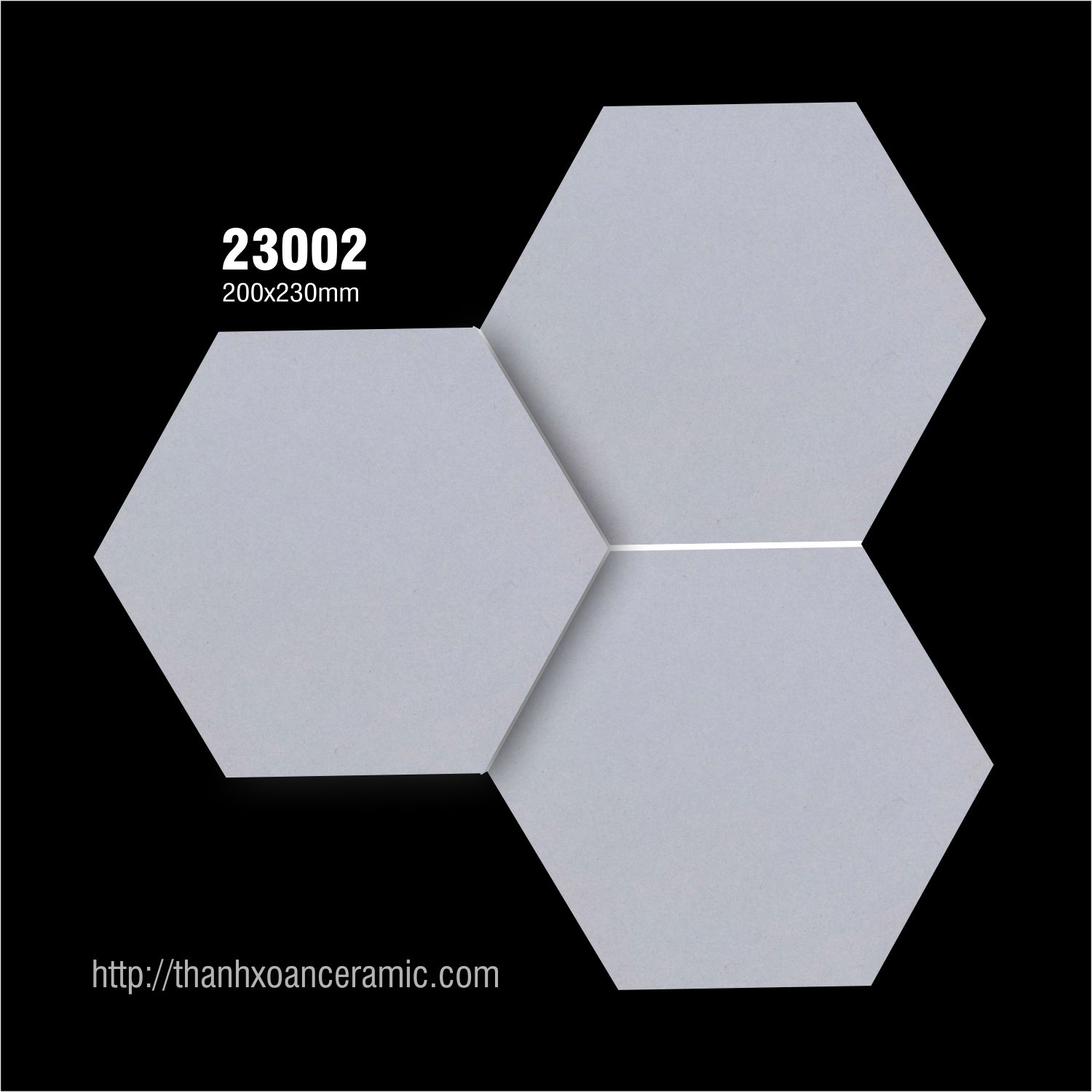 GẠCH LỤC GIÁC 20x23: 23002 GẠCH LỤC GIÁC 20x23: 23002