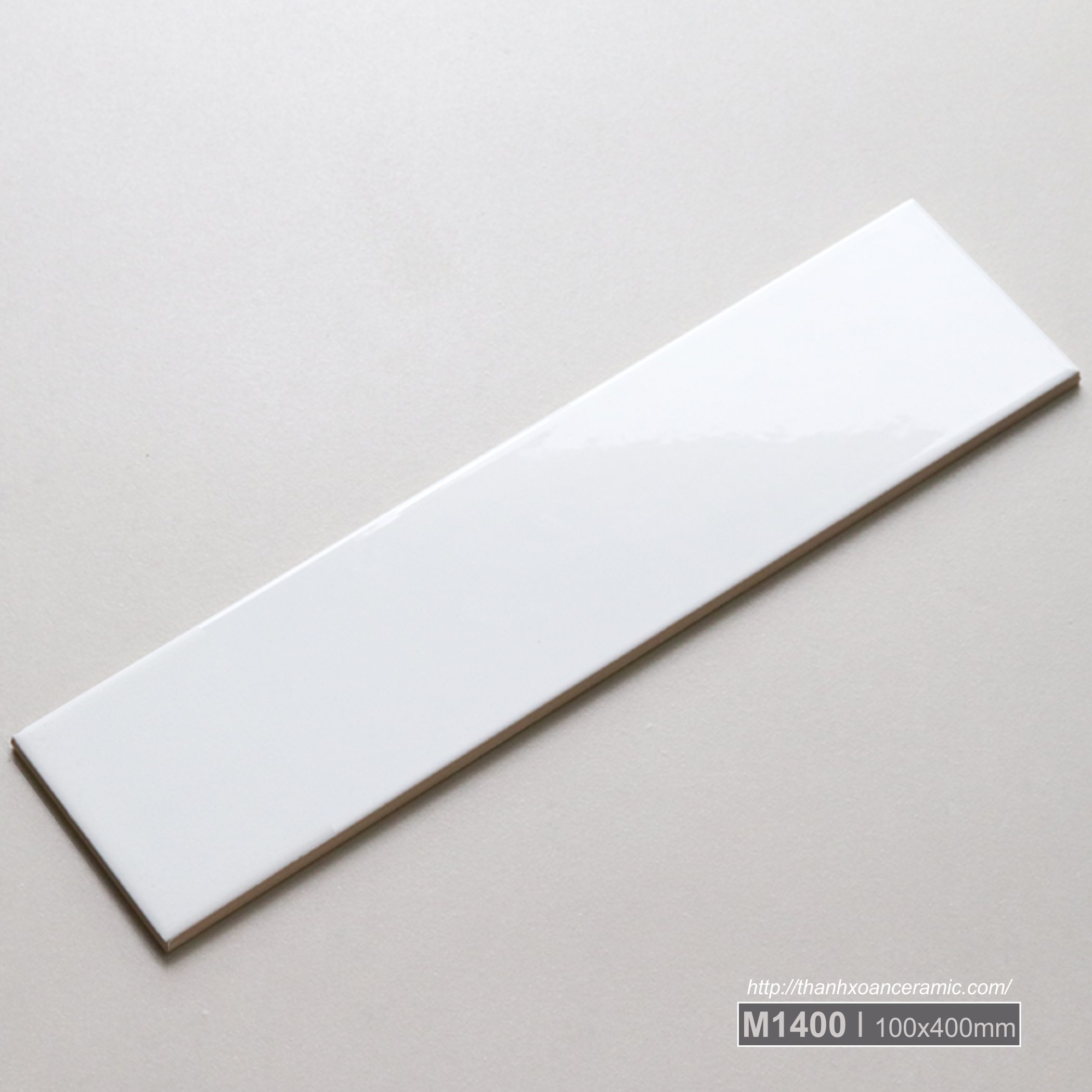 GẠCH THẺ NHẬP KHẨU 100x400 CERAMIC: M1400 - Super White GẠCH THẺ NHẬP KHẨU 100x400 CERAMIC: M1400 - Super White